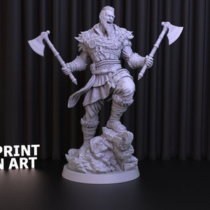 Valhalla Eivor 3D Print STL File for 3D Printing,3D Digital File, Instant Download, Valhalla Eivor Statue STL,Valhalla Eivor STL Figure