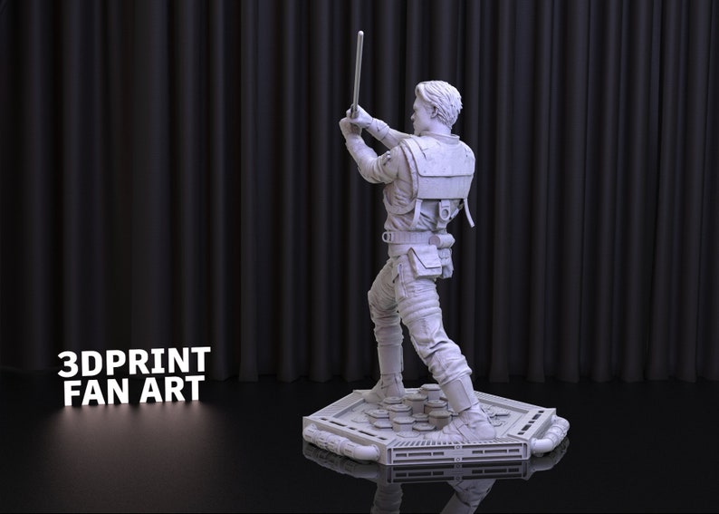 カル・ケスティス スター・ウォーズ STL ファイル: 3D プリント フィギュア (デジタル ダウンロード) 画像 3