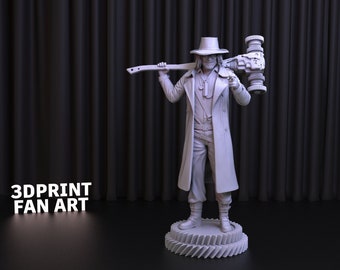 Heisenberg 3D Model STL File - Resident Evil Village Statue (Digital Download)