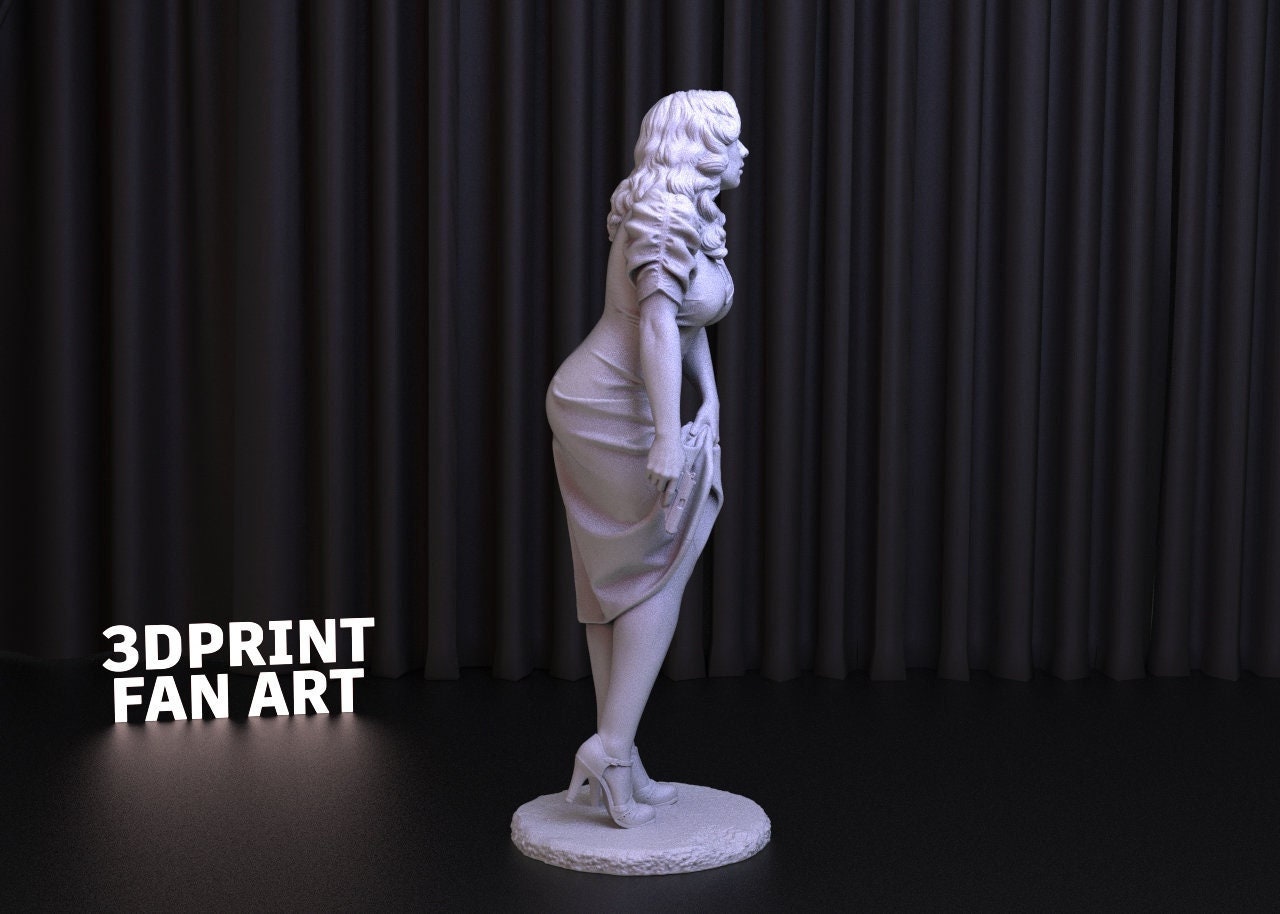 Marvel Agent Carter Sexy Pose 3D Print STL File for 3D Printing,3d ...