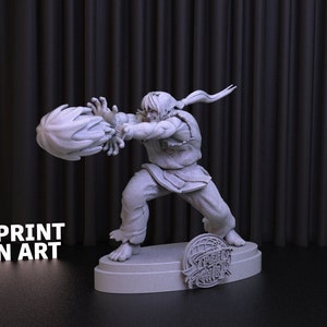 Ken Street Fighter 3D Print STL File for 3D Printing,3D Digital File, Instant Download Drive Link,Street Fighter Statue STL,Ken STL Figure