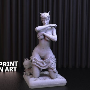 CatWoman Nsfw 3D Print STL File for 3D Printing,3D Digital File, Instant Download Drive Link, Catwoman Statue STL,Catwoman STL Figure