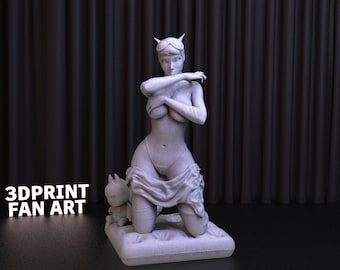 CatWoman Nsfw 3D Print STL File for 3D Printing,3D Digital File, Instant Download Drive Link, Catwoman Statue STL,Catwoman STL Figure