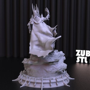 Sauron Statue STL File for 3D Printing (Digital Download) image 4