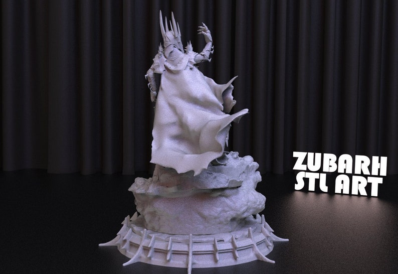 Sauron Statue STL File for 3D Printing (Digital Download) image 4