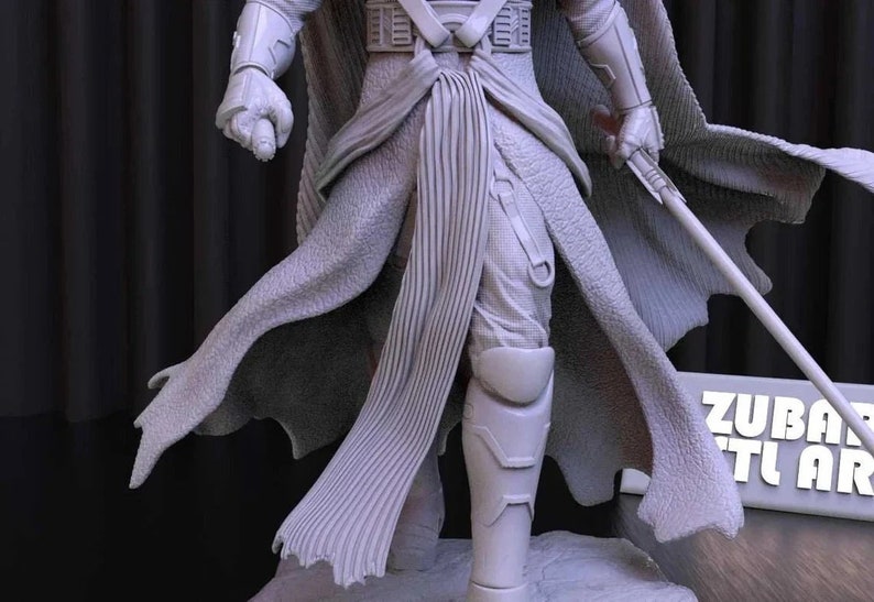 Archivo STL de Darth Raven de Star Wars para impresora 3D, archivo STL de figura de acción para impresión 3D, figura digital de Darth Revan imagen 4