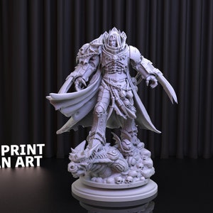 Plik STL do druku 3D Flash Knight: Statua Wojownika (pobranie cyfrowe) zdjęcie 5
