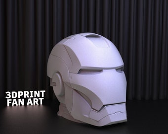Iron Man Headphone Stand STL File: 3D Print Gaming Decor (Digital Download)