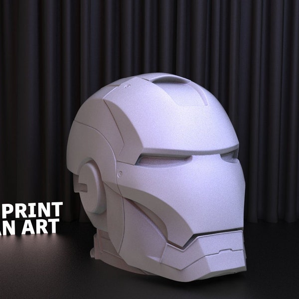 Iron Man Headphone Stand 3D Print STL File for 3D Printing,Gaming Room Decor,3D Digital,Headphone Statue STL,Iron Man  STL Figure