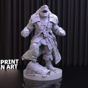 Sharkman Captain 3D Print STL File for 3D Printing,3D Digital,Instant Download Drive Link,Movie Statue STL,Sharkman STL Figure