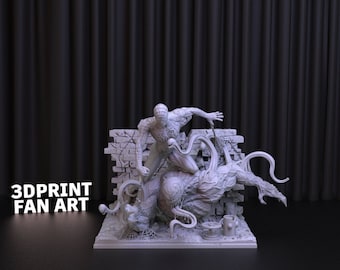 Spider-Man Vs Venom STL File: 3D Drucker Model (Digitaler Download)