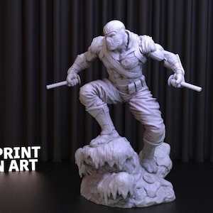 Storm Shadow Gi Joe 3D Print STL File for 3D Printing,3D Digital File, Instant Download, Gi Joe Statue STL,Storm Shadow STL Figure