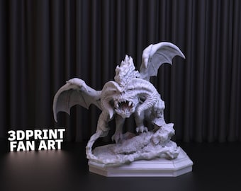 Balrog Statue STL File for 3D Printing (Digital Download)