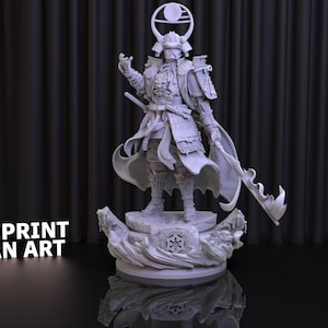 Samurai Darth Vader Star Wars STL File, 3D Movie Printed STL, Downloadable Star Wars Digital Figure,The Darth Vader Statue, Star Wars Statue