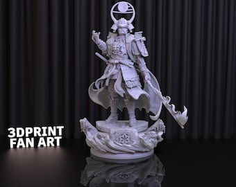 Samurai Darth Vader Star Wars STL File, 3D Movie Printed STL, Downloadable Star Wars Digital Figure,The Darth Vader Statue, Star Wars Statue