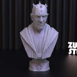 ダース・モール像 STL ファイル: スター・ウォーズ 3D プリント (デジタルダウンロード)