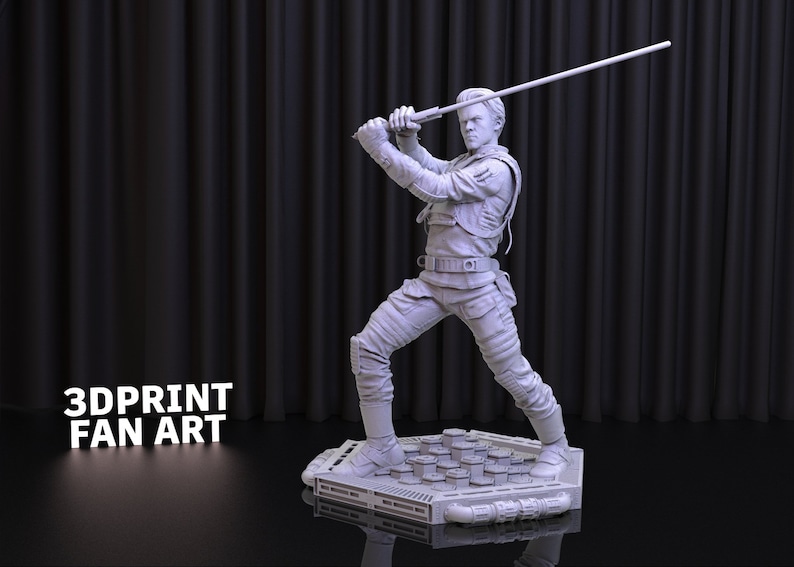 カル・ケスティス スター・ウォーズ STL ファイル: 3D プリント フィギュア (デジタル ダウンロード) 画像 2