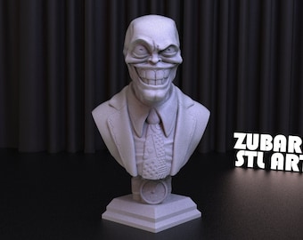 The Mask Bust STL File: 3D Printer Model (Digital Download)