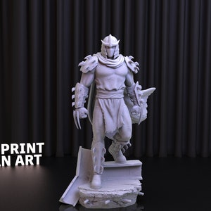 Tmnt Shedder 3D Print STL File for 3D Printing,3D Digital,Instant Download Drive Link,Shedder Statue STL,Shedder STL Figure