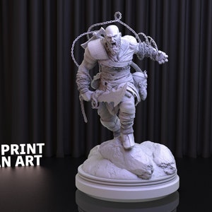 STL file Odin - God Of War Ragnarok FanArt 👦・3D printable model