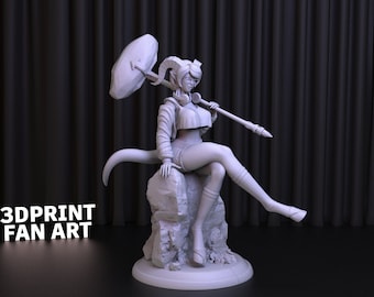 Standbeeld van Draenei STL-bestand: World of Warcraft 3D-print (digitale download)