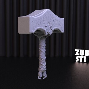 God of War Mjolnir STL File: Thor 3D Model for 3D Printer - Etsy