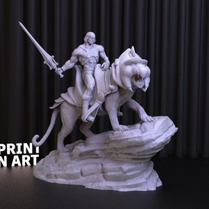 He Man 3D Print STL File for 3D Printing,3D Digital File, Instant Download Drive Link, He Man Statue STL,He ManSTL Figure
