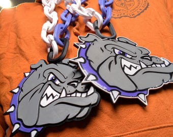 Custom Sports Team Hype Necklace : Personalized 3D Printed Logo Chains