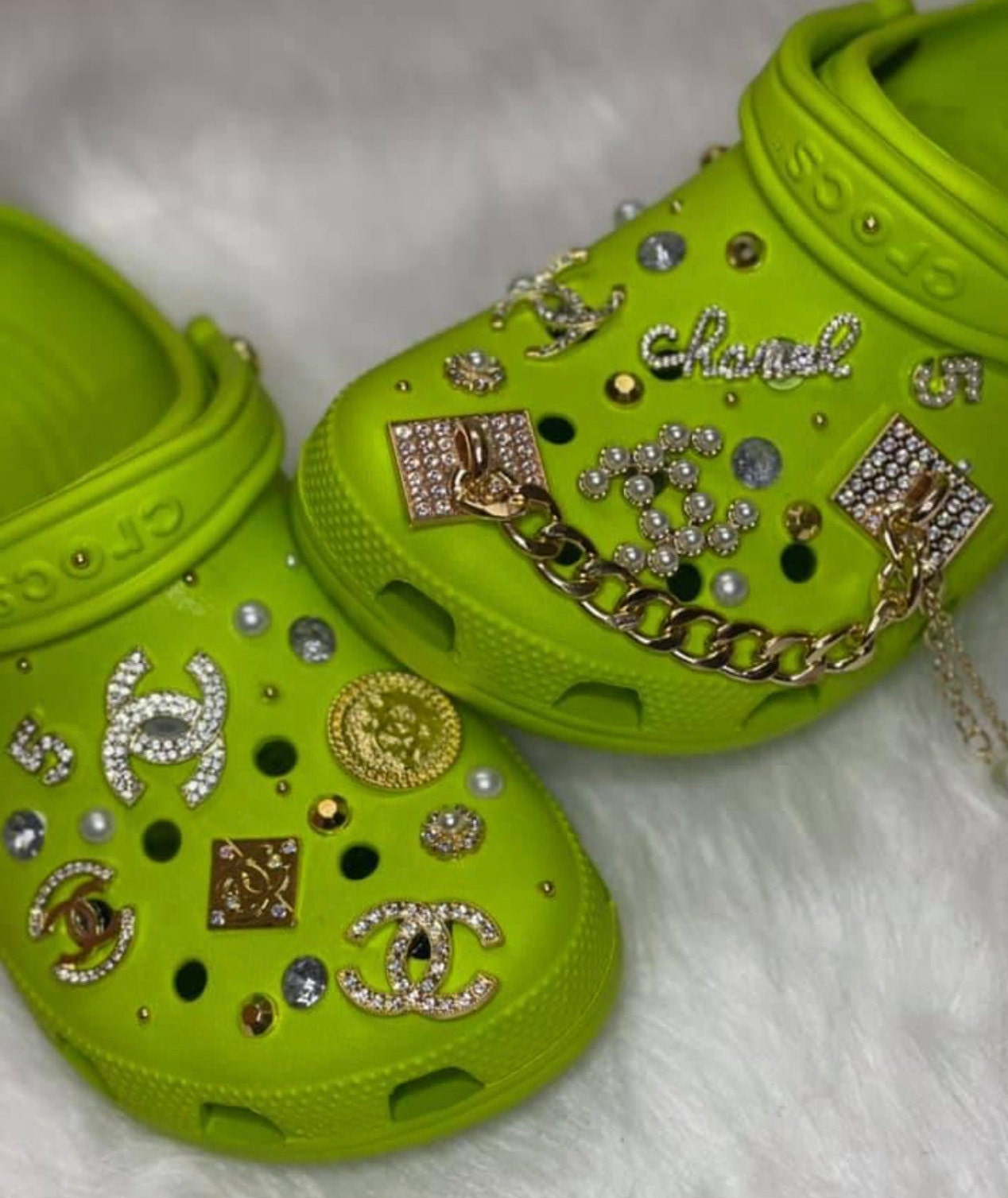 Chanel Themed Croc Charms – bamvanityboutique