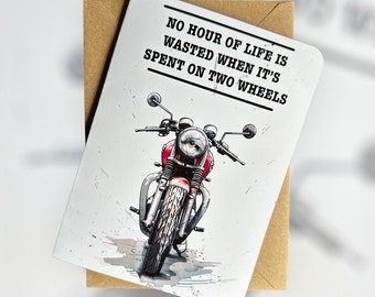 Motorcyclist Enthusiast Birthday Card Motorbike Birthday Card Biker Birthday Card Motorcycle Birthday Card Birthday Card Motorbike