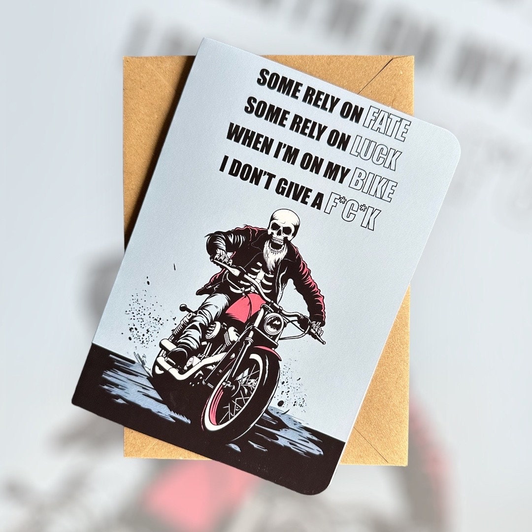 Carte D'anniversaire Triumph Bonneville Carte D'anniversaire Moto