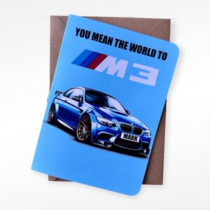 E36 M3 Cartoon" Greeting Card By ToonMyRide