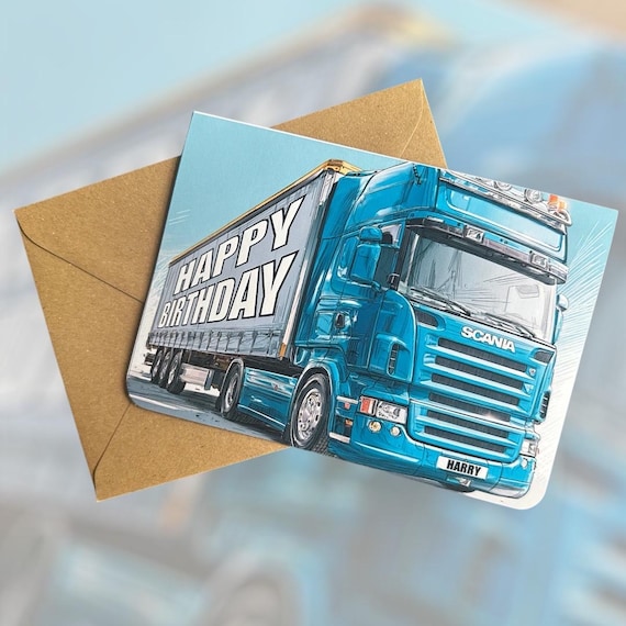 Inviti Di Compleanno A Tema Camion – 20 Biglietti Con Buste Per Feste Di Bambini E Bambine