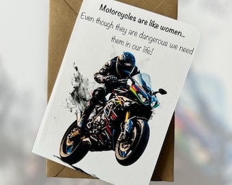 Lustige Geburtstagskarte Für Männer – Biker-Bulldoggen-Design, 160x160 Mm, Mit Umschlag, Recycelbar