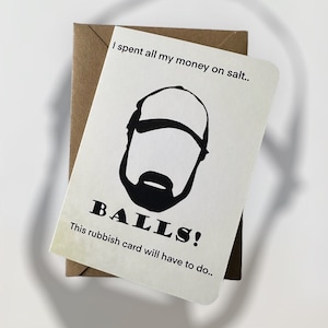 Supernatural Bobby Singer Birthday Card Supernatural TV Show Birthday Card Funny Birthday Card Gift for Supernatural Fan Birthday Card