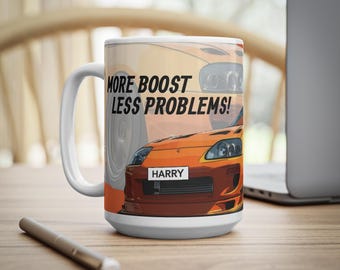 Personalised JDM Coffee Mug Custom Coffee Mug for JDM Car Mad Friend Customised Coffee Mug Supra Coffee Mug Gift for JDM Owner