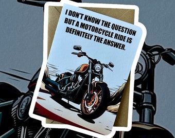 Biglietto Di Compleanno Per Papà Con Motocicletta Harley Davidson – Elegante Card Da Uomo, Prodotto In Inghilterra - 2