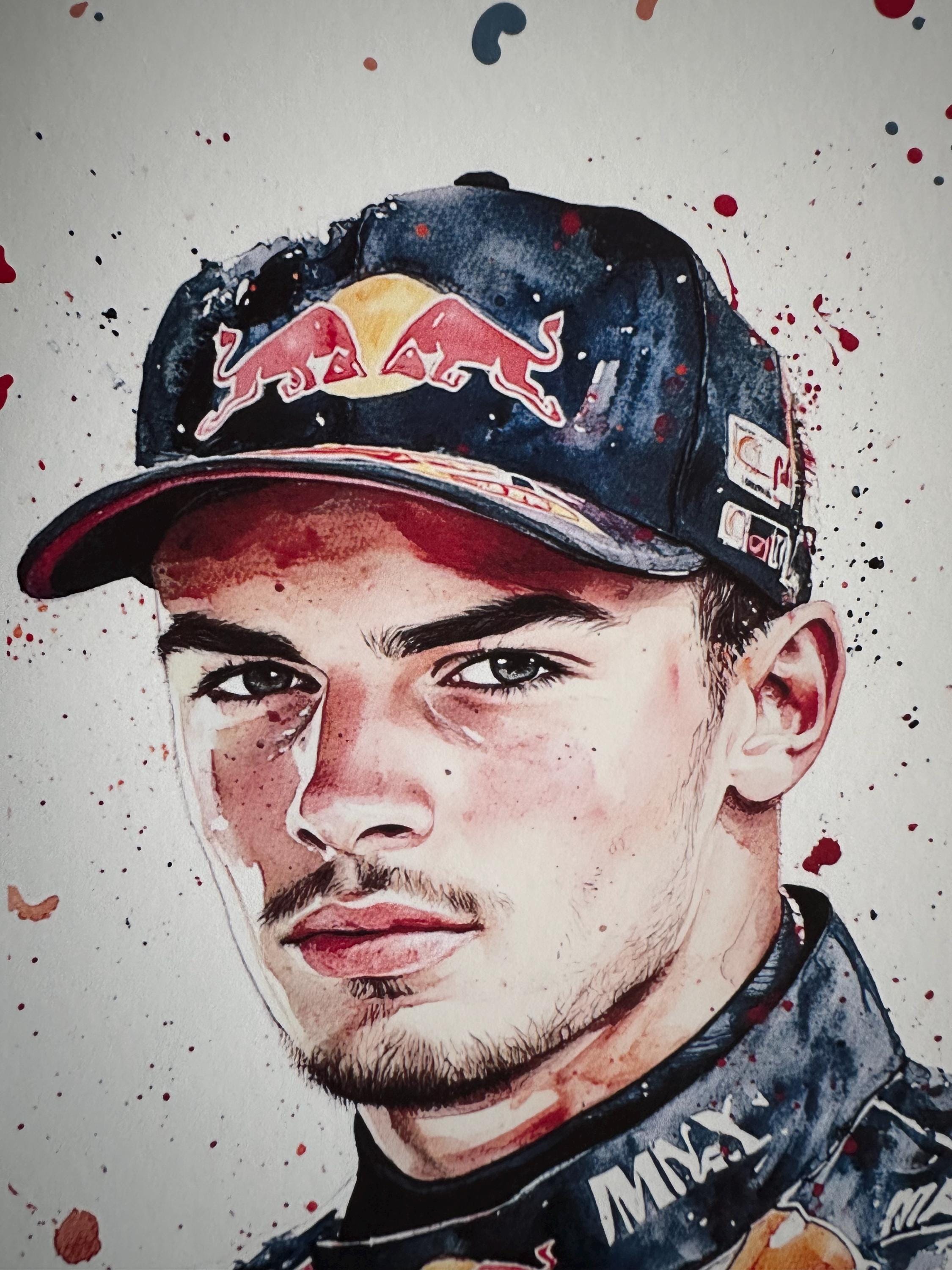 Formula One Birthday Card Max Verstappen Birthday Card Formula One Fan ...