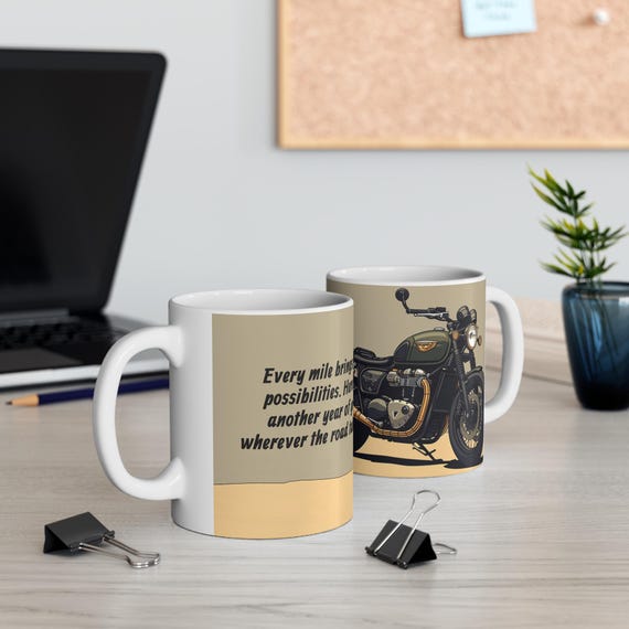 Biker Coffee Mug Coffee Mug for Motorcycle Mad Friend Coffee Mug for Biker  Gift for Neighbour Gift for Biker Christmas Gift for Bikers - Etsy