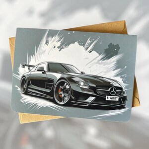 Personalisierte Supercar Geburtstagskarte Geschenkideen für Auto-Liebhaber Geburtstagskarte für Petrol Heads Supercar Enthusiast Geschenk