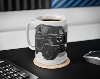 Taza de café GWAGON personalizada Taza de café para amigo fanático de los autos Taza de café SUV personalizada Regalo para compañero de trabajo
