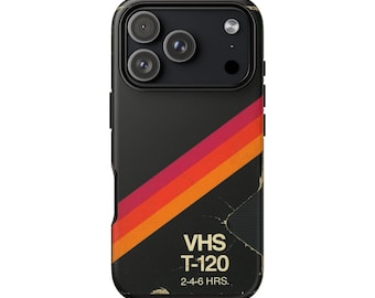 Vintage Retro VHS Tape iPhone Case – for iPhone 14, 15, 16 & 17 All Series