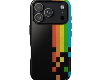 Retro Pixel Rainbow Phone Case - for iPhone 14, 15, 16 & 17 All Series