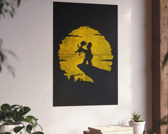 The Simpsons | The Lion King Parody - Matte Vertical Poster