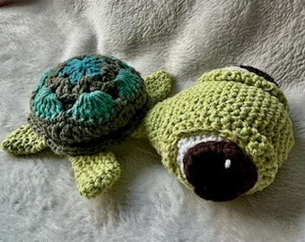 Crocheted Bob the Sea Turtle