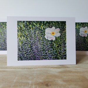 carte de voeux imprimée beaux-arts | carte de correspondance vierge | Oeuvres d'art originales | Conception florale | Nature | Pour toutes les occasions | Anniversaire, merci et plus