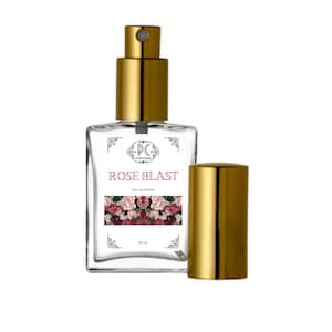 ROSE BLAST- Eue De Parfum, Handmade Perfume Fresh Oriental Rose Scent
