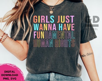 Girl Power svg / Girl Power png, Feminista svg, Feminista png, Derechos de las mujeres svg, Feminismo png, Igualdad png, Mes del orgullo svg, Archivos svg