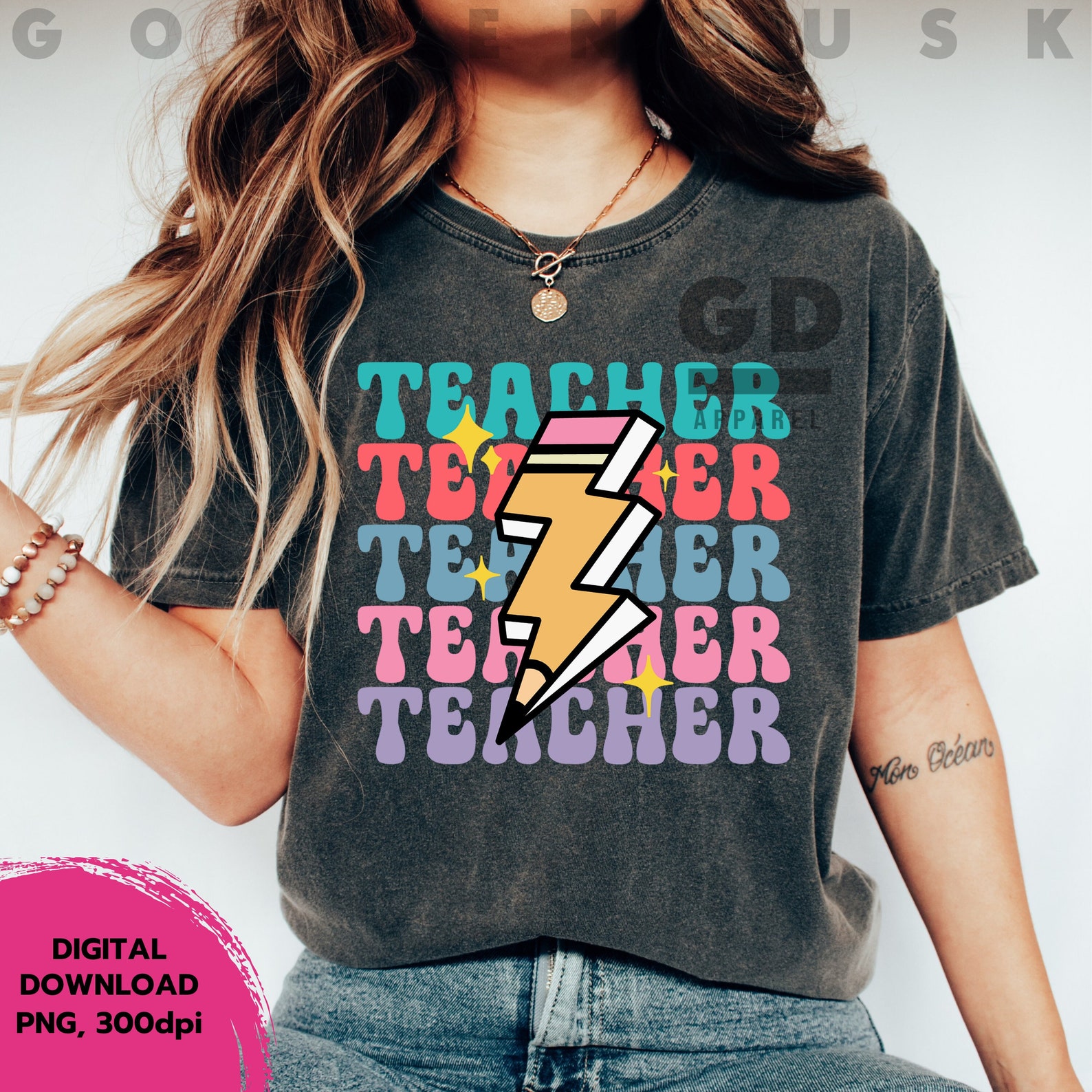 Retro Teacher Png Back to School Png Retro School Png - Etsy