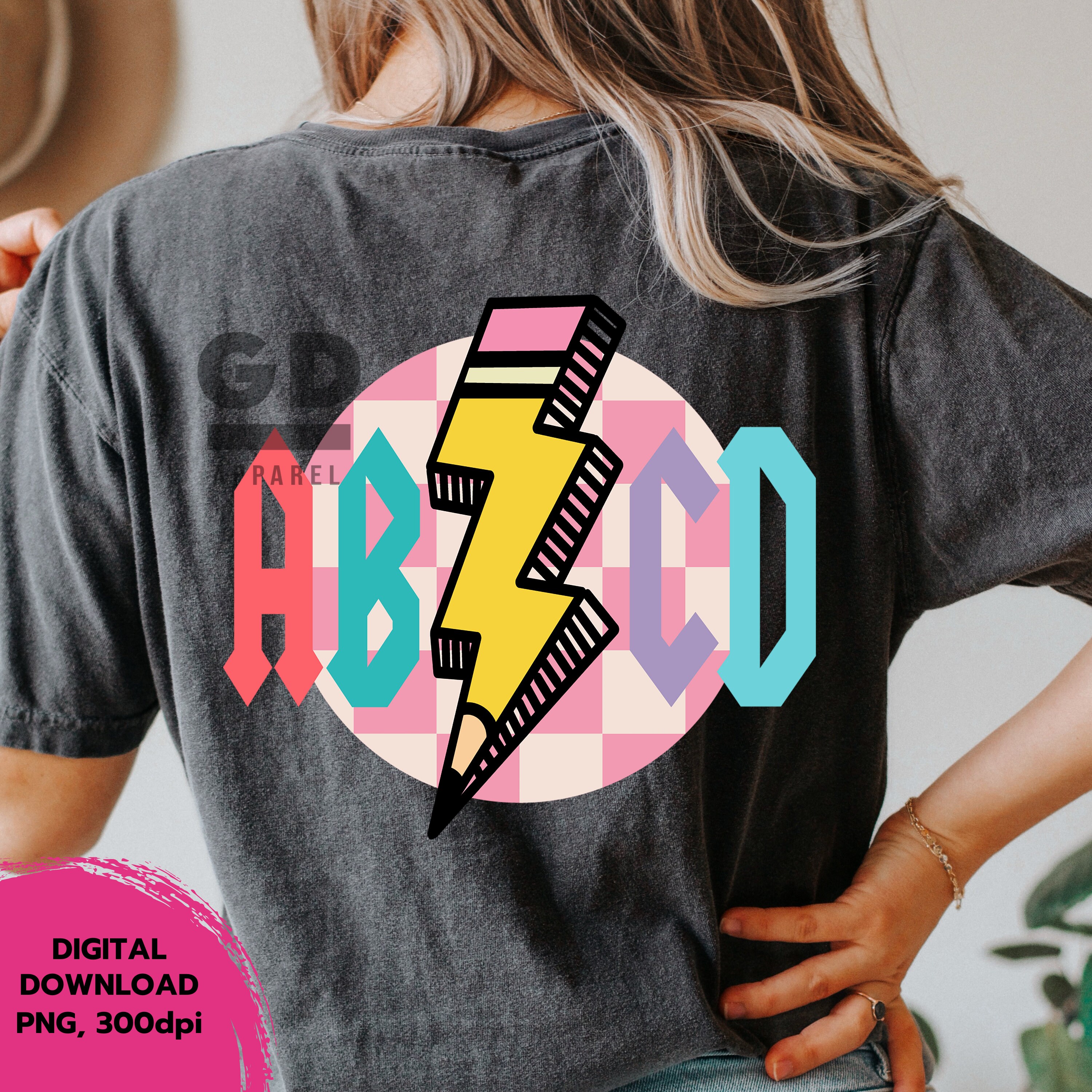 Retro Teacher Png Back to School Png Retro School Png - Etsy